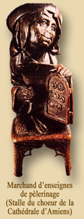 Marchand d'enseignes de pélerinage