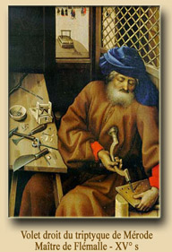 Volet droit du triptyque de Mérode