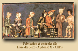 Fabrication et vente des dés