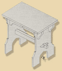 Dessin escabelle