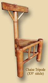 chaise tripode