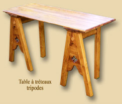 Table  trteaux